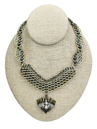 Image 5 of Queen Bee Honeycomb Necklace