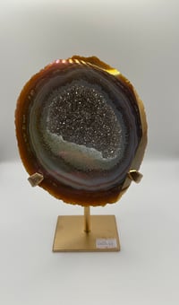 Image 1 of Aura Agate on Stand
