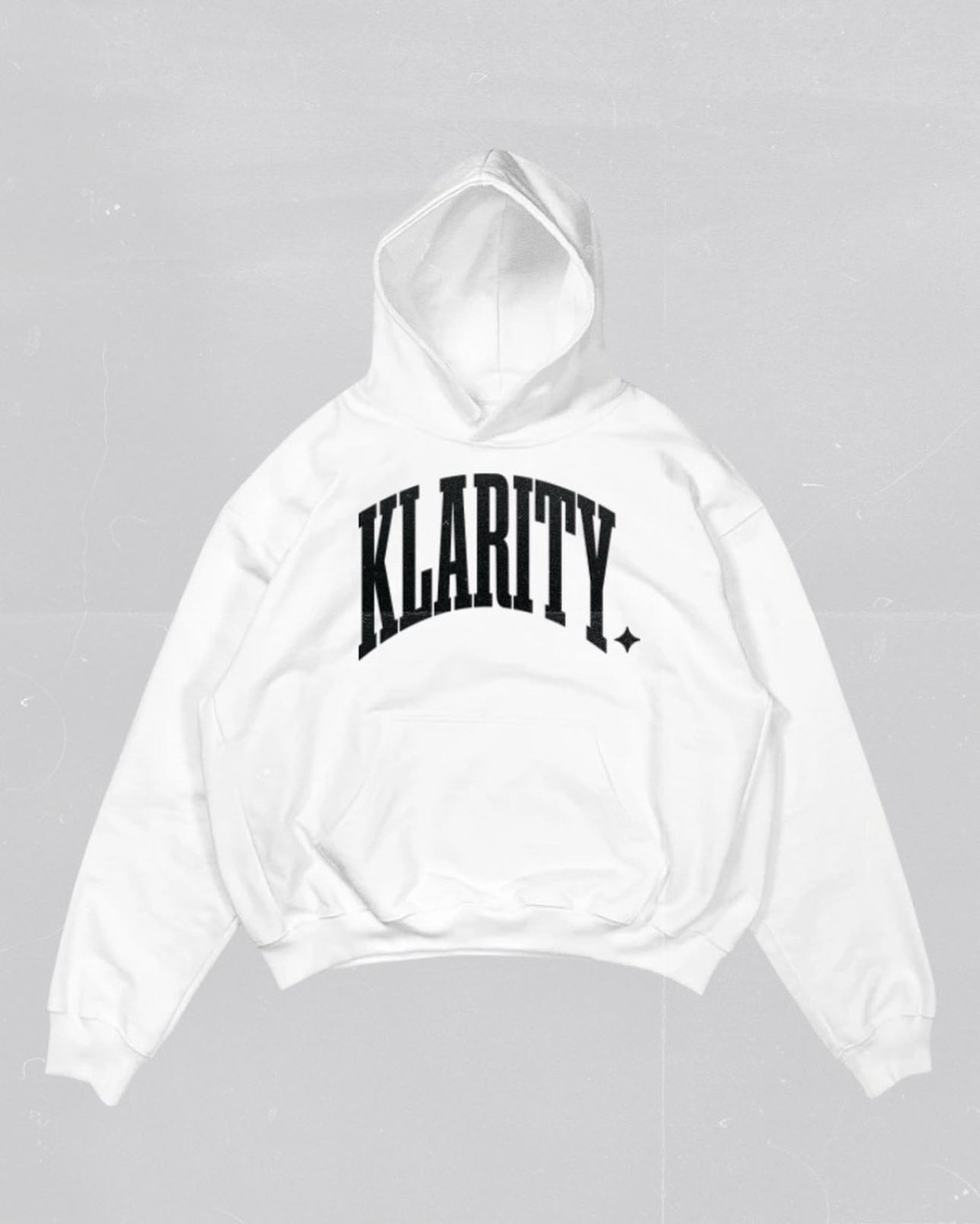 White hoodie with discount writing