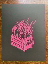 Image 2 of 'Love Thyself' blockprints