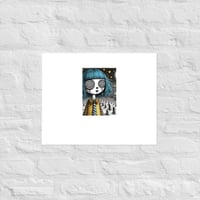 Image 14 of Poster Designer whimsical wall decor.  Coraline Mini-me Inspired Art. Alternative gift