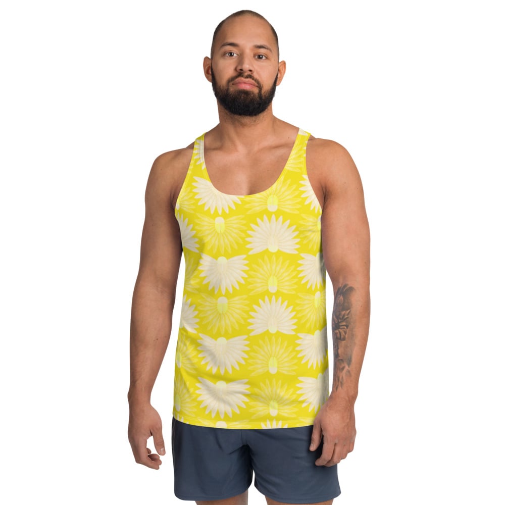 Image of Beetle Leaf Unisex Tank Top Illuminating