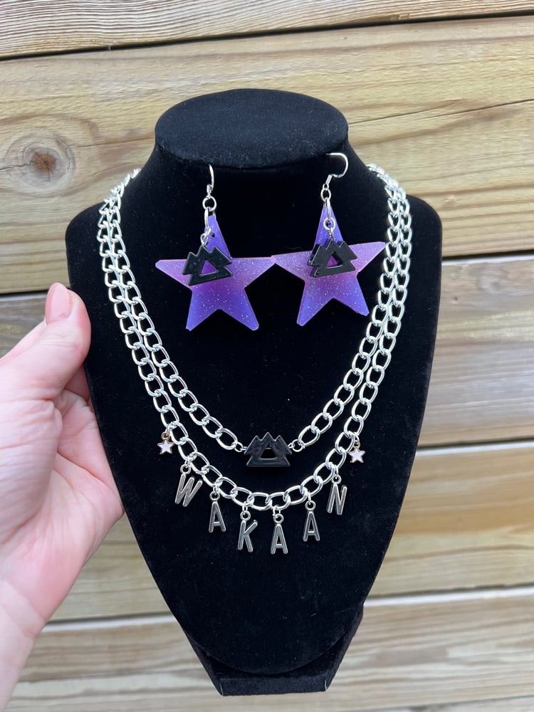 Image of Wakaan Inspired Necklace & Earrings