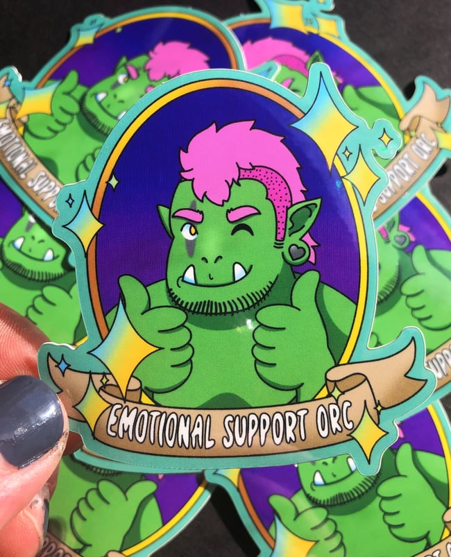 Emotional Support Orc