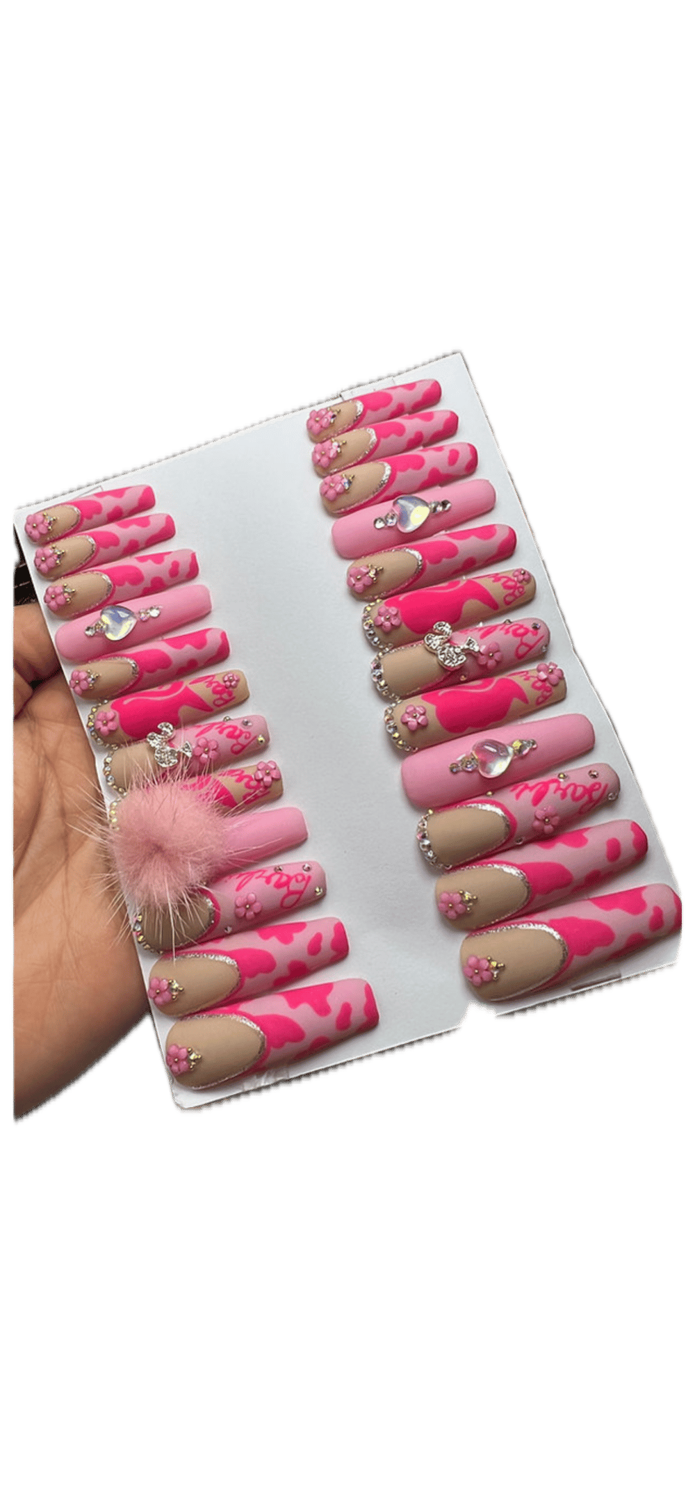 Image of Pick a 20 piece press on nail set from photo 1-25