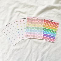 Image 1 of Blob emote bubble stickers