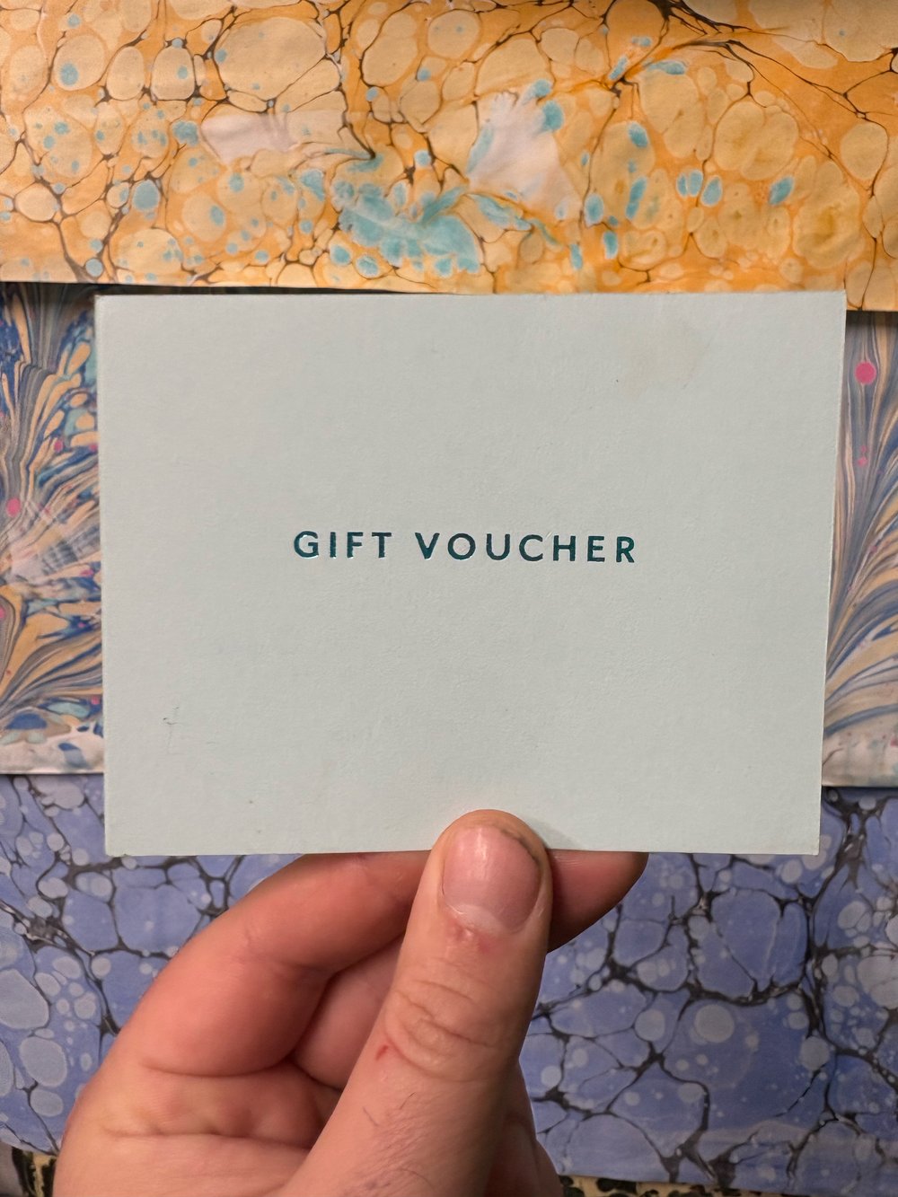 Workshop gift voucher 