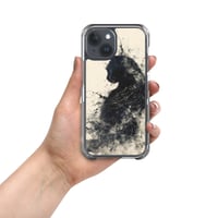 Image 9 of Black Cat On Ivory Clear Case for iPhone®