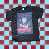 Vintage David Bowie patchover band tee 