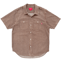 Image 1 of '17 Supreme Denim Stripe Shirt - M