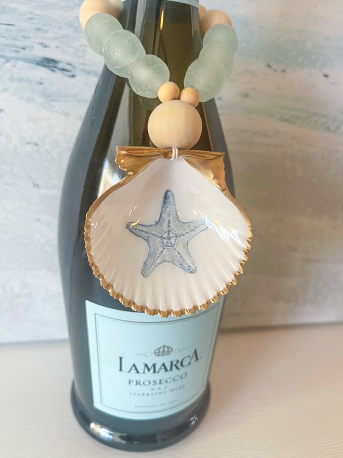 Image of Seaside Starfish | Wine Bottle Charm