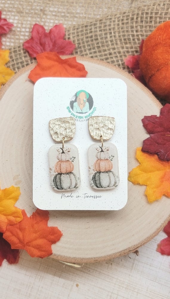 Image of Pumpkin Stack Dangles