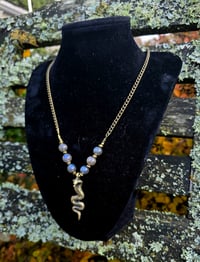 Image 2 of Labradorite Serpent Necklace 