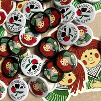 Image 4 of Free Palestine and Bosco Keffiyeh Badges