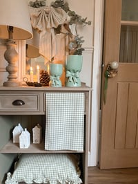 Image 3 of Sage Green Bow Vases ( 2 Sizes )