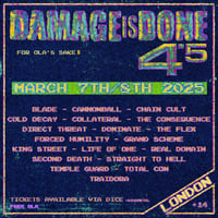 DAMAGE IS DONE 2025 WEEKEND TICKET 