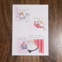 Bra shopping - art print