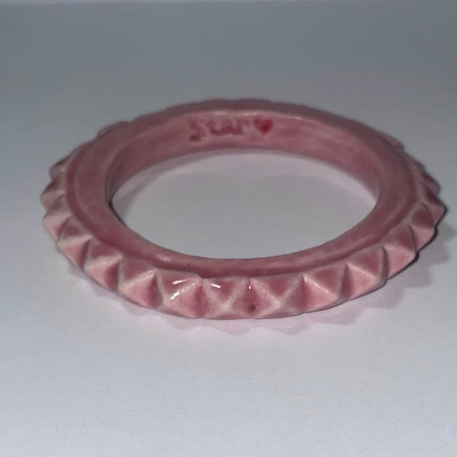 Pink Studded Bracelet