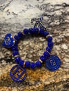 Blue junk bracelet 