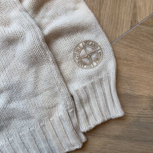 Image of AW 1999 Stone Island Embroidered Wool Sweatshirt, size large