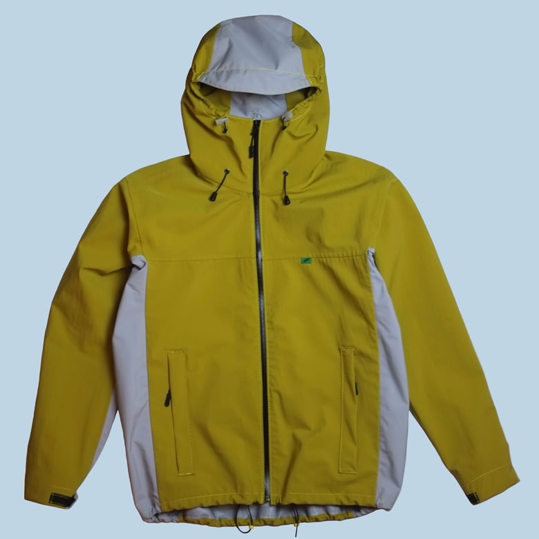 Image of MUSTARD AND SILVER TECH LIZARD JACKET