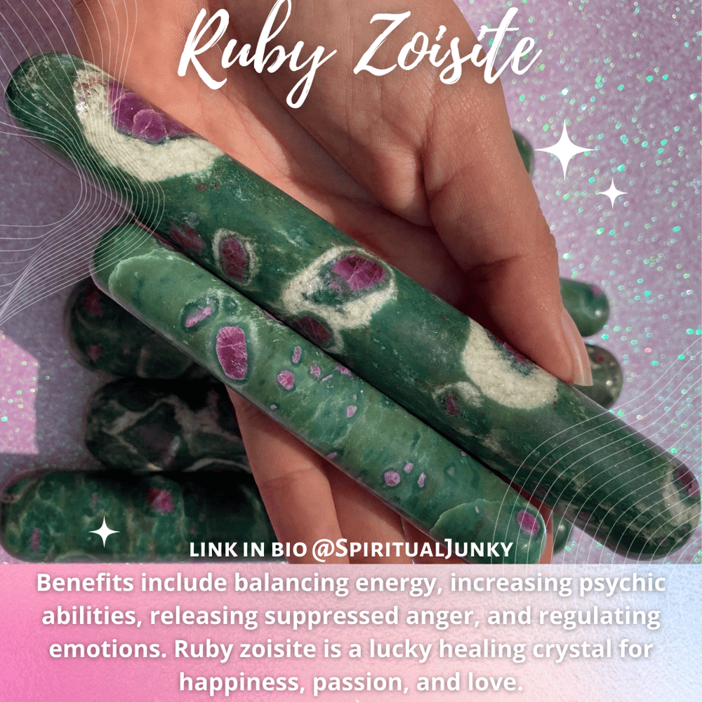 Image of Ruby Zoisite Massage Wand