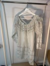 BCBG SKY BLUE LACE TRIM DRESS