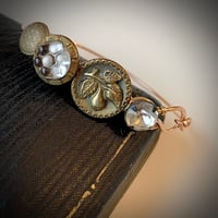 Image 2 of "Anjou" Bronze Button Bracelet
