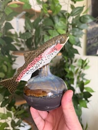 Image 4 of PRE ORDER Rainbow Trout Water Vase 