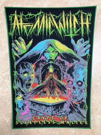 Image 2 of Official Atomic Witch - “Crypt of Sleepless Malice”  Backpatch