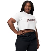 Image 2 of FORGED Crop White