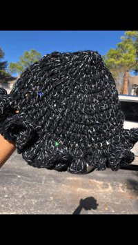sparking black Ruffle 