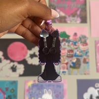 Image 10 of katseye 'monstereye v1' moveable ear keychains.
