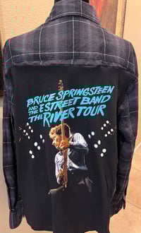 Vintage Black/Gray Flannel Shirt Bruce Springsteen