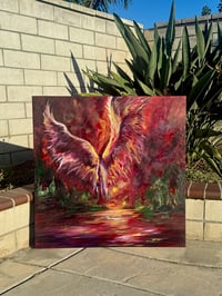 Image 2 of “after the fall” acrylic on canvas 36 x 36 inches  