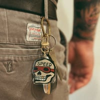 Image 1 of Speed Skull Keychain