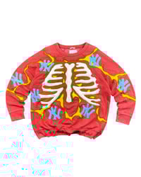 Image 1 of Re-worked 1 of 1 NY Exposed Ribcage Sweatshirt Size L