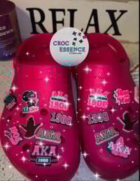 Image 1 of Pink Ivy Luxe #1 (Alpha Kappa Alpha) 💗💚 - Women’s Size 11