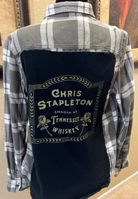 Vintage Green/Off White Flannel Shirt Chris Stapleton