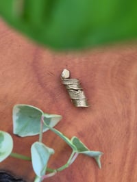 Image 3 of Bronze Feather Bead