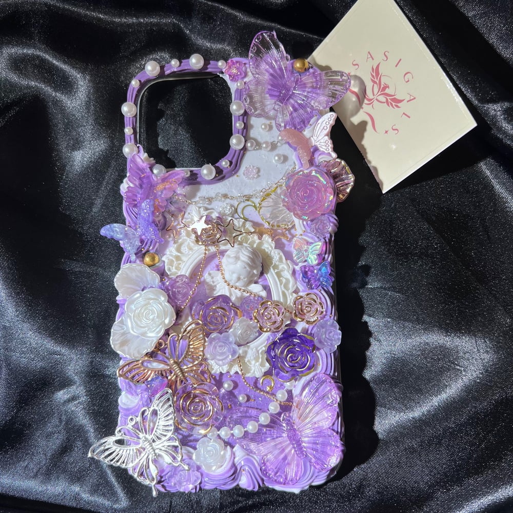 Image of Fantasy Purple Angel Decoden Phone Case For All Brand 