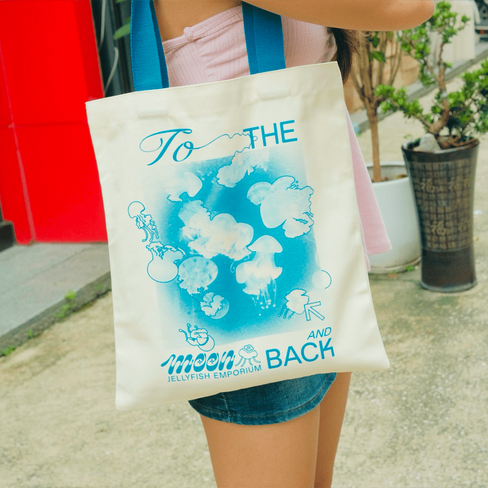 Image of MOON JELLYFISH TOTE BAG