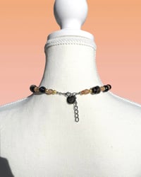 Image 4 of Orange and Black Dumpy Necklace