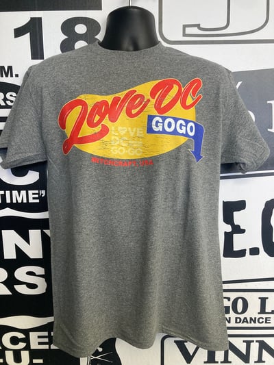 Image of Gray LOVE DC GOGO DINER T-shirt