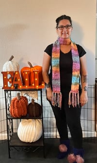 Image 2 of Half double scarf