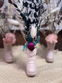 Image 3 of Mini Boot Flowers Mixed Colours ( Pairs Only )