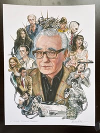 Image 2 of A TRIBUTE TO MARTIN SCORSESE signed print