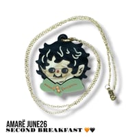Image 2 of SECOND BREAKFAST NECKLACE 🧡🖤