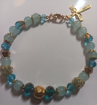 Image 2 of Light Blue Bracelet  (8 to 81/2 wrist)
