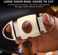 Image 1 of The Goldie - Straight Cut - Cigar Cutter ( Limited Edition )